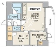 ガーデンザヴィス南蒲田 503 間取り図