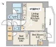 ガーデンザヴィス南蒲田 603 間取り図