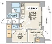 ガーデンザヴィス南蒲田 1203 間取り図