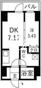 トラディス森下 802 間取り図