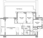 コンフォリア・リヴ永福町 504 間取り図