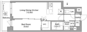 コンフォリア・リヴ永福町 302 間取り図