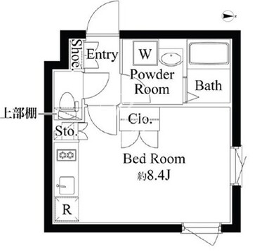 グランパセオ目黒洗足 204 間取り図