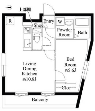 グランパセオ目黒洗足 401 間取り図