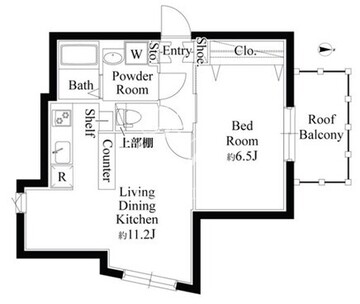 グランパセオ目黒洗足 402 間取り図