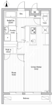 アーバンパーク東向島 202 間取り図