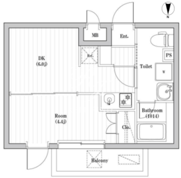 アーバンパーク東向島 106 間取り図