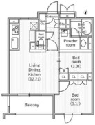 nido桜丘 305 間取り図