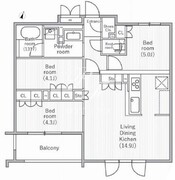 nido桜丘 311 間取り図