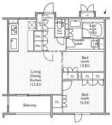 nido桜丘 403 間取り図