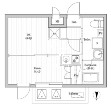 アーバンパーク東向島 421 間取り図