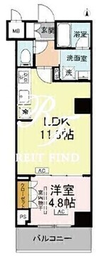 ロイジェント潮見 705 間取り図