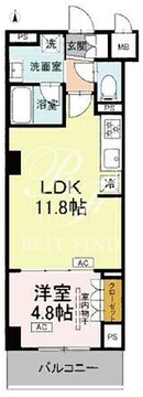ロイジェント潮見 204 間取り図