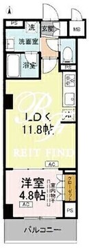 ロイジェント潮見 704 間取り図