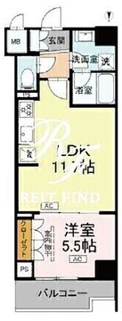 ロイジェント潮見 609 間取り図