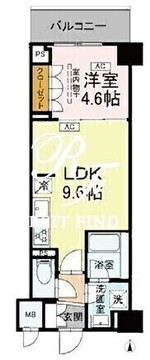 ロイジェント潮見 610 間取り図