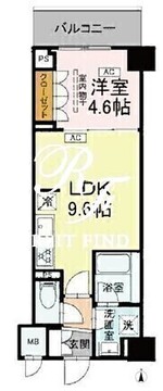 ロイジェント潮見 710 間取り図