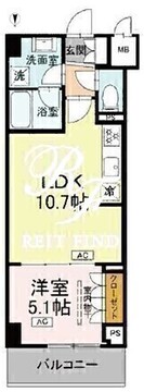 ロイジェント潮見 714 間取り図