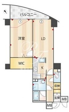 オーパスホームズ白山 402 間取り図