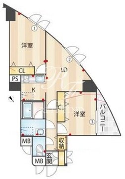 オーパスホームズ白山 701 間取り図