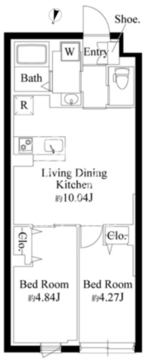 グランパセオ大岡山 0001 間取り図