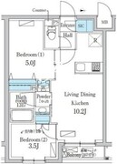 デュオフラッツ千歳船橋 212 間取り図