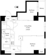ライブカーサ両国北斎通り 602 間取り図
