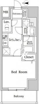 Nステージ両国 702 間取り図