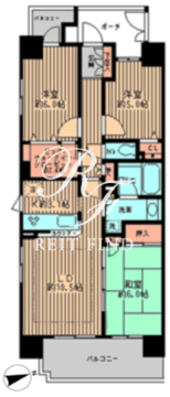 エコロジー浅草橋レジデンス 1201 間取り図