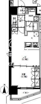 エスレジデンス曳舟 304 間取り図