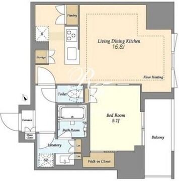 オアーゼ日暮里レジデンス 514 間取り図
