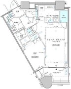 パークタワー勝どき S-1331 間取り図