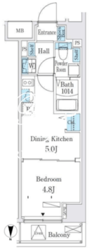 クラリティア板橋本町 502 間取り図