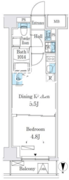 クラリティア板橋本町 704 間取り図