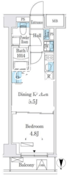 クラリティア板橋本町 702 間取り図