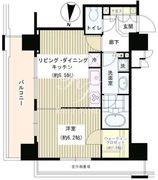パークタワー秋葉原 1806 間取り図
