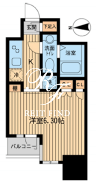 KDXレジデンス東新宿 1008 間取り図