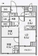 アリビス中野 402 間取り図