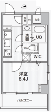 アリビス中野 502 間取り図