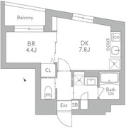 J.リヴェール武蔵小山ウエスト 103 間取り図