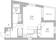 J.リヴェール武蔵小山ウエスト 305 間取り図