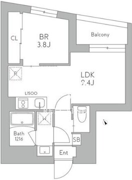 J.リヴェール武蔵小山ウエスト 403 間取り図