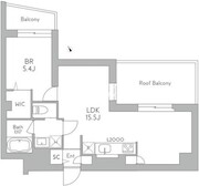 J.リヴェール武蔵小山ウエスト 502 間取り図