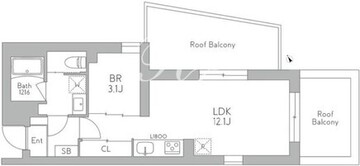 J.リヴェール武蔵小山ウエスト 503 間取り図