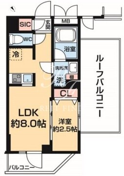 ハーモニーレジデンス中野若宮 503 間取り図