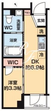 ハーモニーレジデンス中野若宮 206 間取り図
