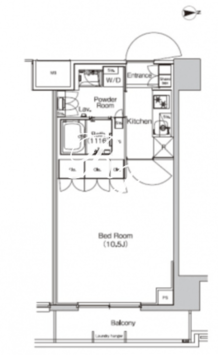 プラウドフラット外神田 503 間取り図