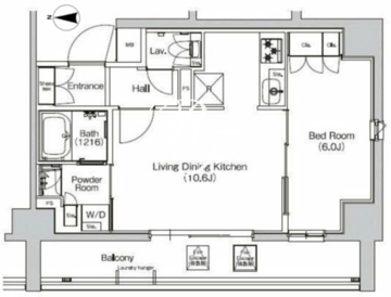 プラウドフラット外神田 808 間取り図
