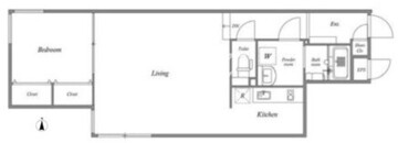 グランパセオ中野 103 間取り図