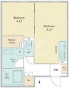 ライブフラット恵比寿 403 間取り図